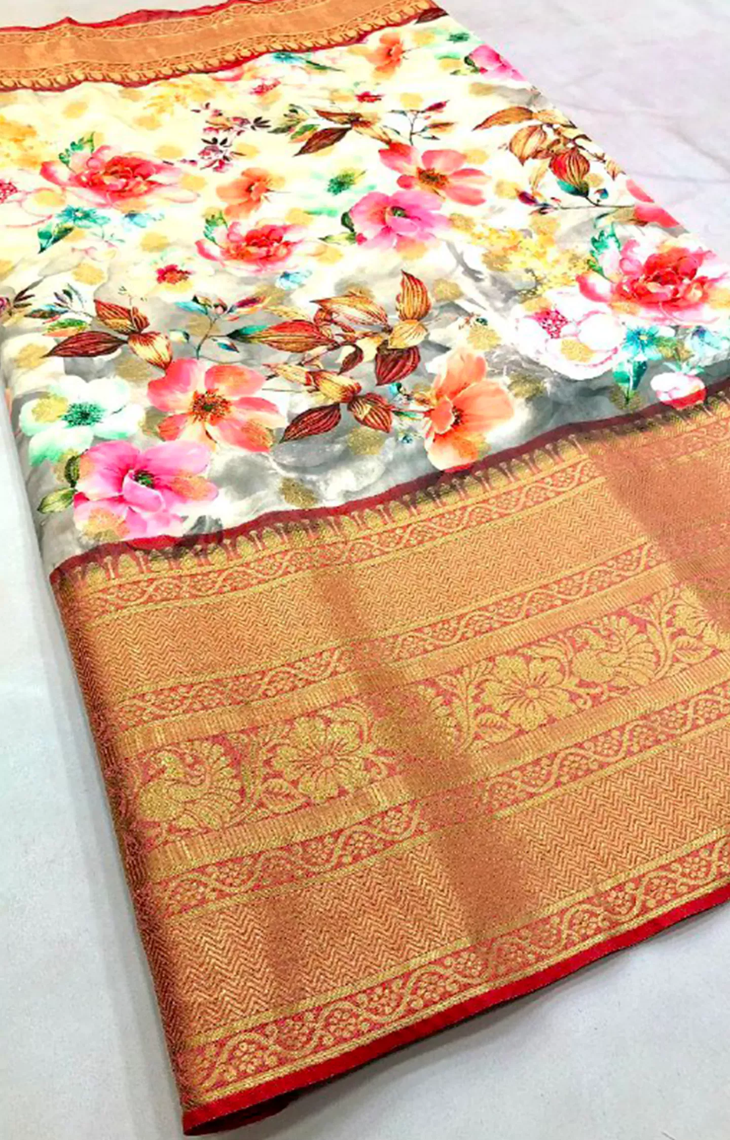Shakura Baby Pink Kanjivaram Soft Silk Saree